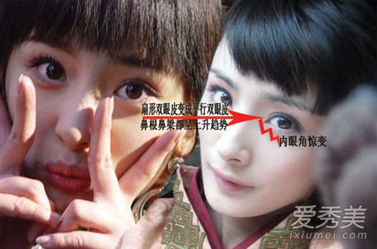 杨幂晒照狂卖萌 盘点杨幂早年剧照丑爆天(2)