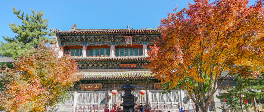 山西名山排名前十，北岳排第二，第一是佛教造像展覽館