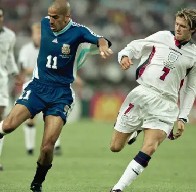 1998世界杯1/8决赛—阿根廷2:2英格兰（点球4:3）