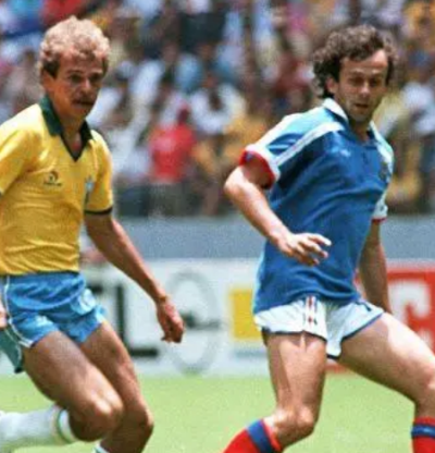 1986世界杯1/4决赛—法国1:1巴西（点球4:3）