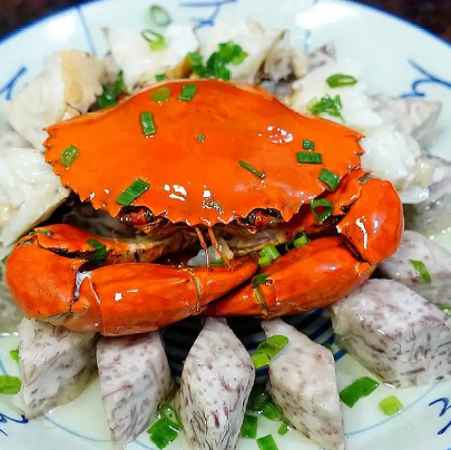 芋蒸螃蟹