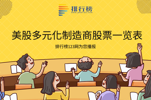 美股多元化制造商股票一览表-美股多元化制造商龙头股有哪些