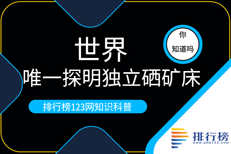 世界唯一探明獨(dú)立硒礦床：恩施(被稱世界硒都)