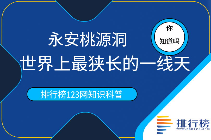 世界上最狹長的一線天：永安桃源洞(曾被徐霞客記載)