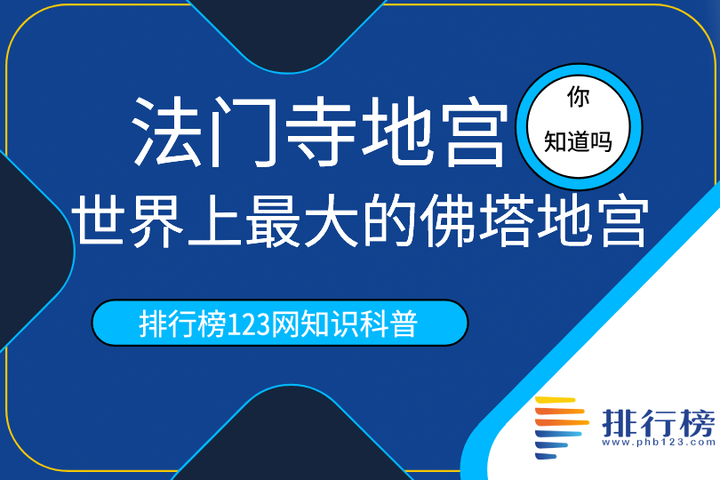 世界上最大的佛塔地宫：法门寺地宫(占地面积31.48平方米)