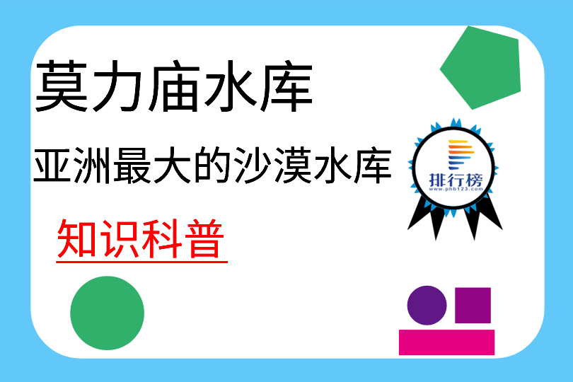 亞洲最大的沙漠水庫(kù)：莫力廟水庫(kù)(水面積40平方公里)