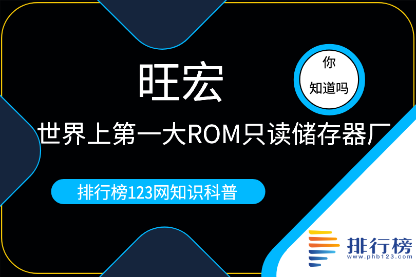 世界上第一大ROM只讀儲(chǔ)存器廠:旺宏(于1989年創(chuàng)立)