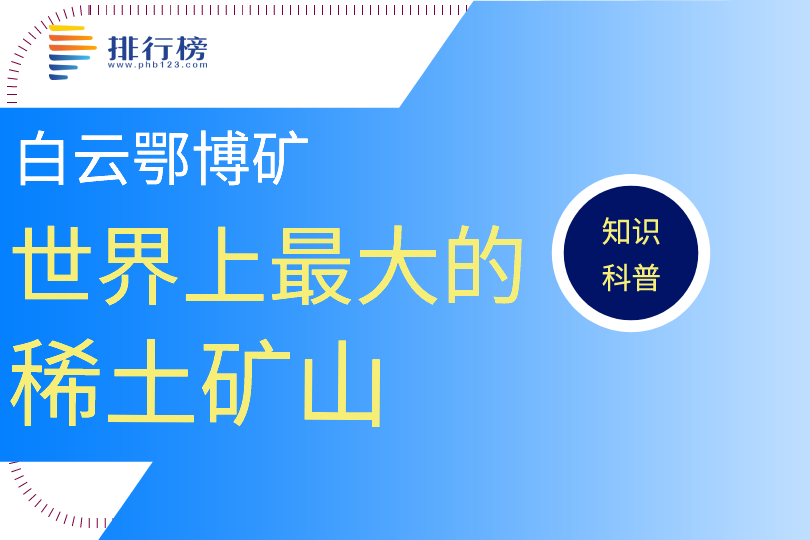 世界上最大的稀土礦山：白云鄂博礦(占世界總儲量百分之三十八以上