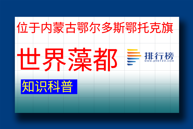 世界藻都：位于内蒙古鄂尔多斯鄂托克旗(园区面积达12400亩)