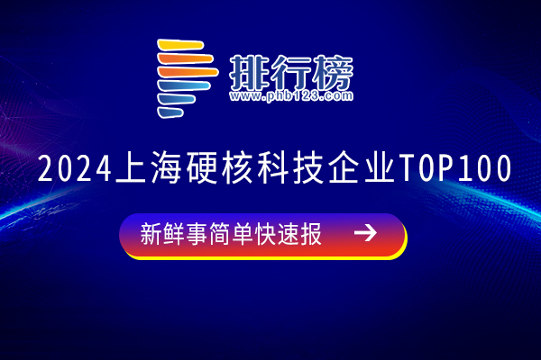 2024上海硬核科技企業(yè)TOP100