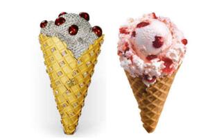 世界上最贵的冰淇淋，价值677万人民币的甜筒