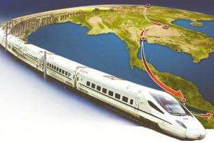 世界上最长的高铁,中美洲际高铁(1.3万千米/350km/h)