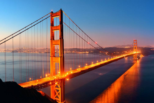 世界十大最美桥梁 金门大桥位列第一，日本锦带桥上榜
