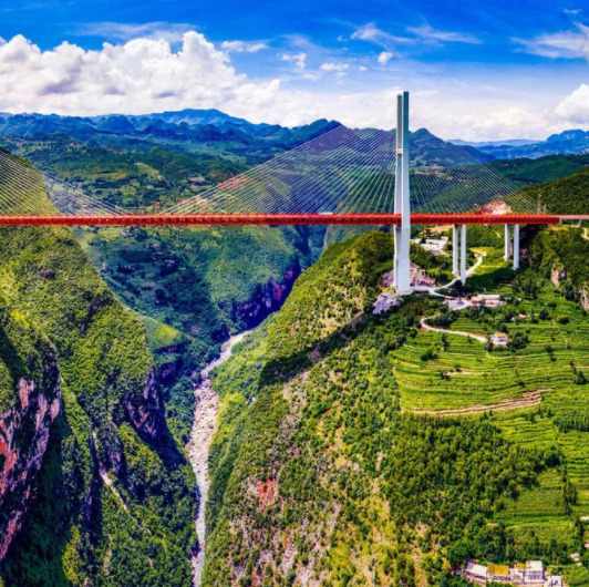 贵州十大桥梁排名-北盘江大桥上榜(世界第一高)