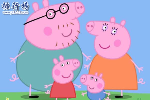 英国动画电视剧排行榜前十名-小猪佩奇上榜(备受儿童喜爱)