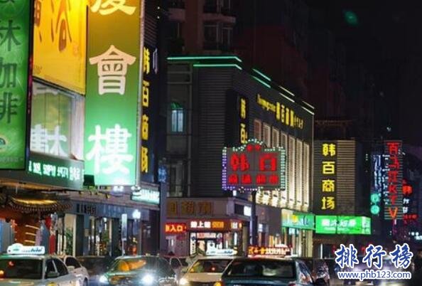 辽宁十大美食街排行榜-沈阳东北簋街上榜(人流量比较大)