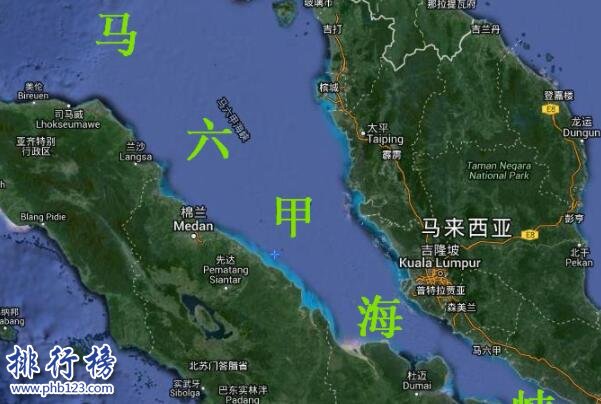 世界十大海峡-马六甲海峡上榜(三国管辖)
