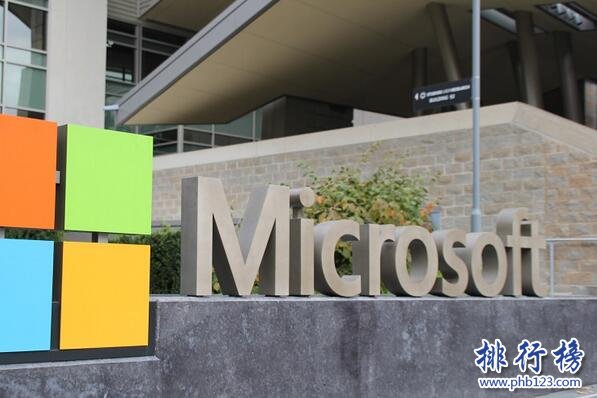 美国十大人工智能公司-微软上榜(跨国科技公司)