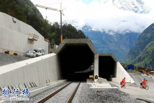 世界十大最長隧道排名