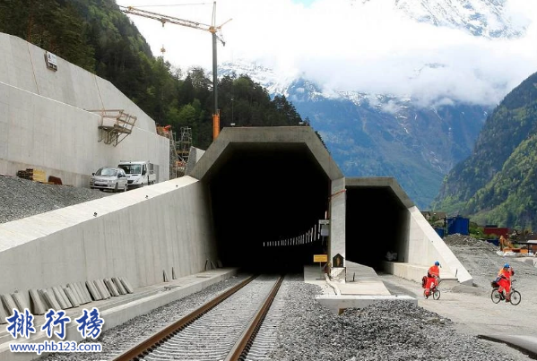 世界十大最长铁路隧道排名