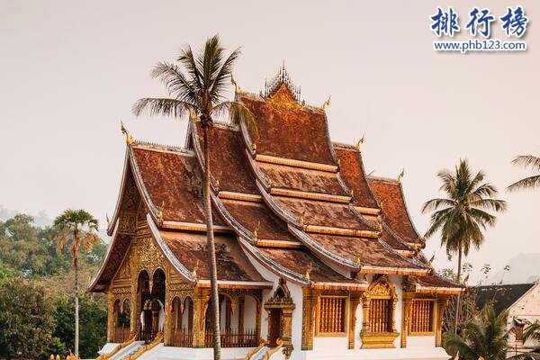 老挝琅勃拉邦市十大景点排行榜