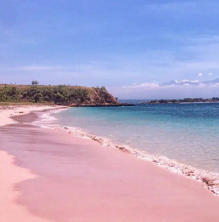 粉红海滩