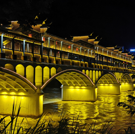 白龙江廊桥