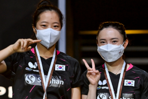 2023年乒乓球女子双打组合排名前十:韩国组合田志希和申裕斌登顶第一
