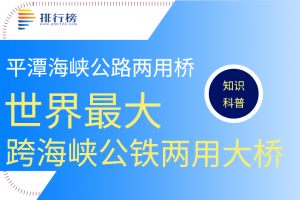 世界最大跨海峽公鐵兩用大橋：平潭海峽公路兩用橋(位于福建福州）