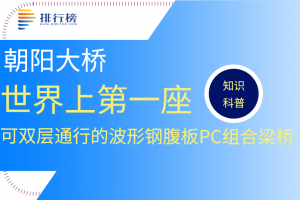 世界上第一座可雙層通行的波形鋼腹板PC組合梁橋：朝陽大橋