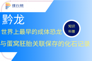 世界上最早的成體恐龍與蛋窩胚胎關(guān)聯(lián)保存的化石記錄：黔龍