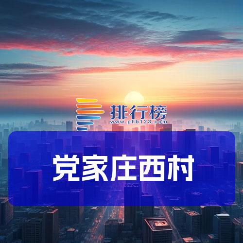 党家庄西村